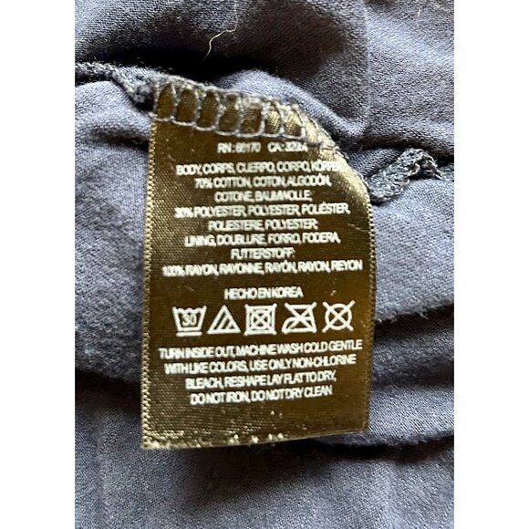 Anthropologie Deletta Navy Lace Overlay Dress Sleeveless Fit & Flare Lined Sz XS - Picture 5 of 8